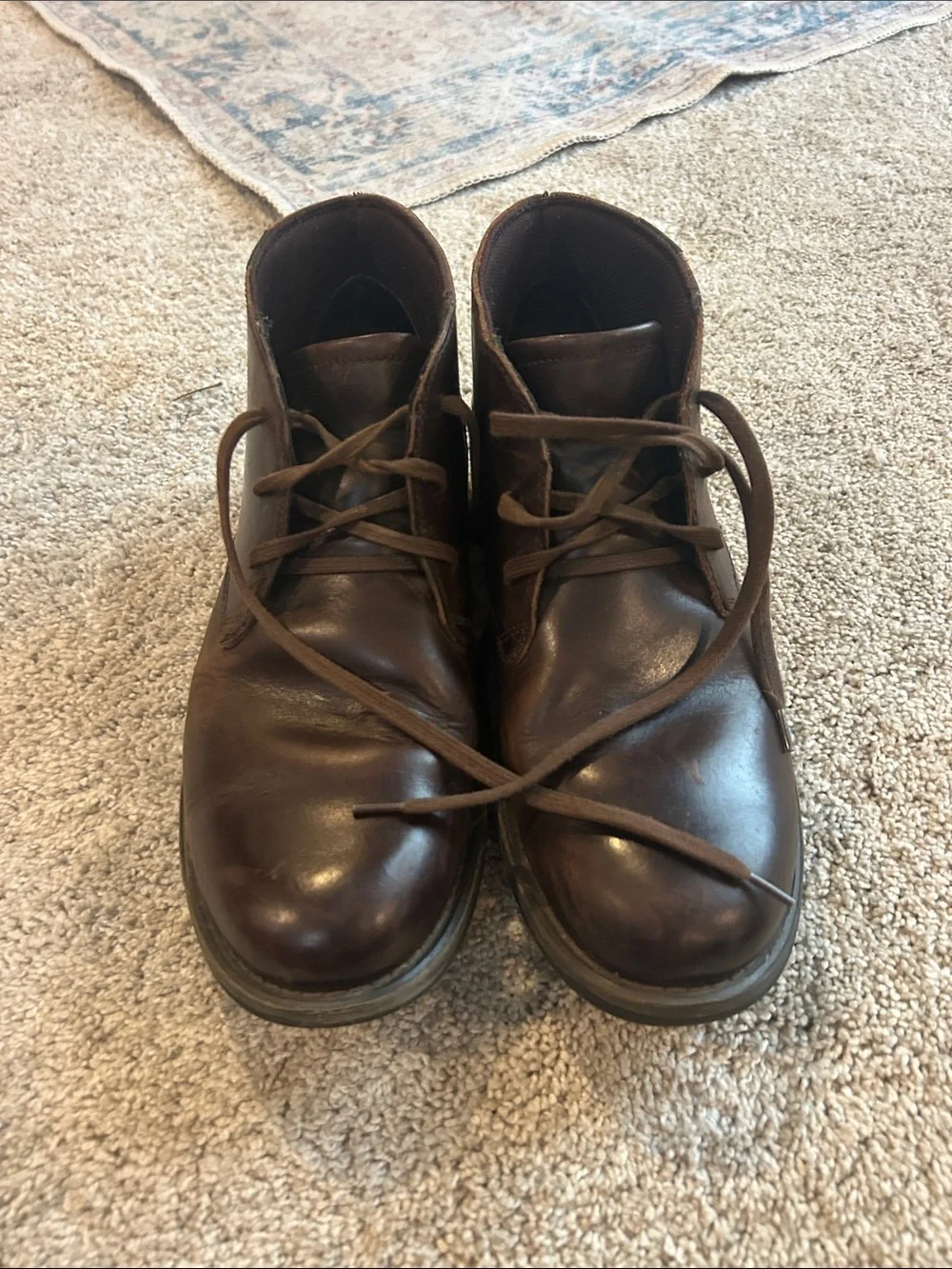 Eastland Dark Brown Leather Chukka Boots